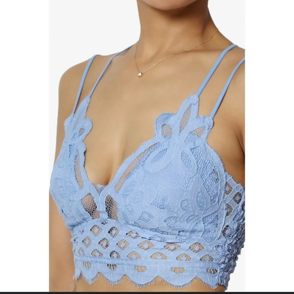 Zenana (Adeline) crochet Lace Bralette size 1x - Picture 4 of 8